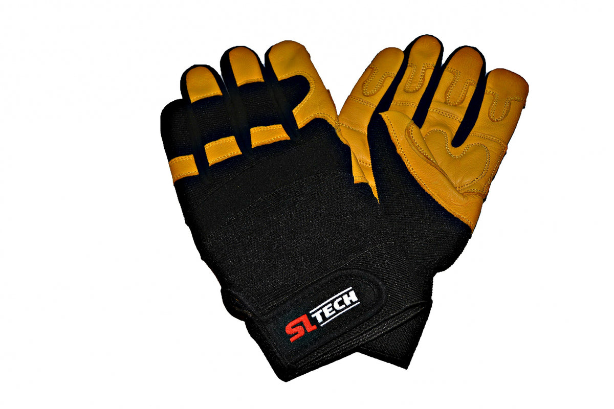 SL TECH SL TECH Work Gloves with Velcro Wrist Closure