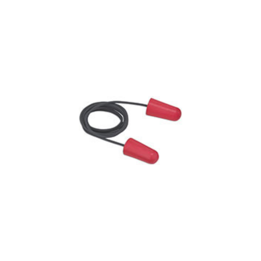 DYNA-FIT DISPOSABLE EARPLUGS W/CORD NRR32200