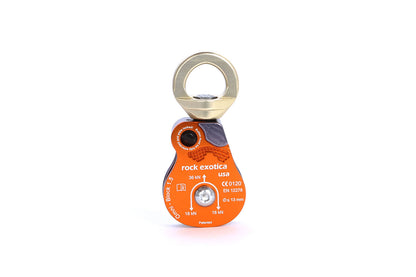 ROCK EXOTICA Rock Exotica P51- Swivel Single Pulley with Movable Locking Side Plates