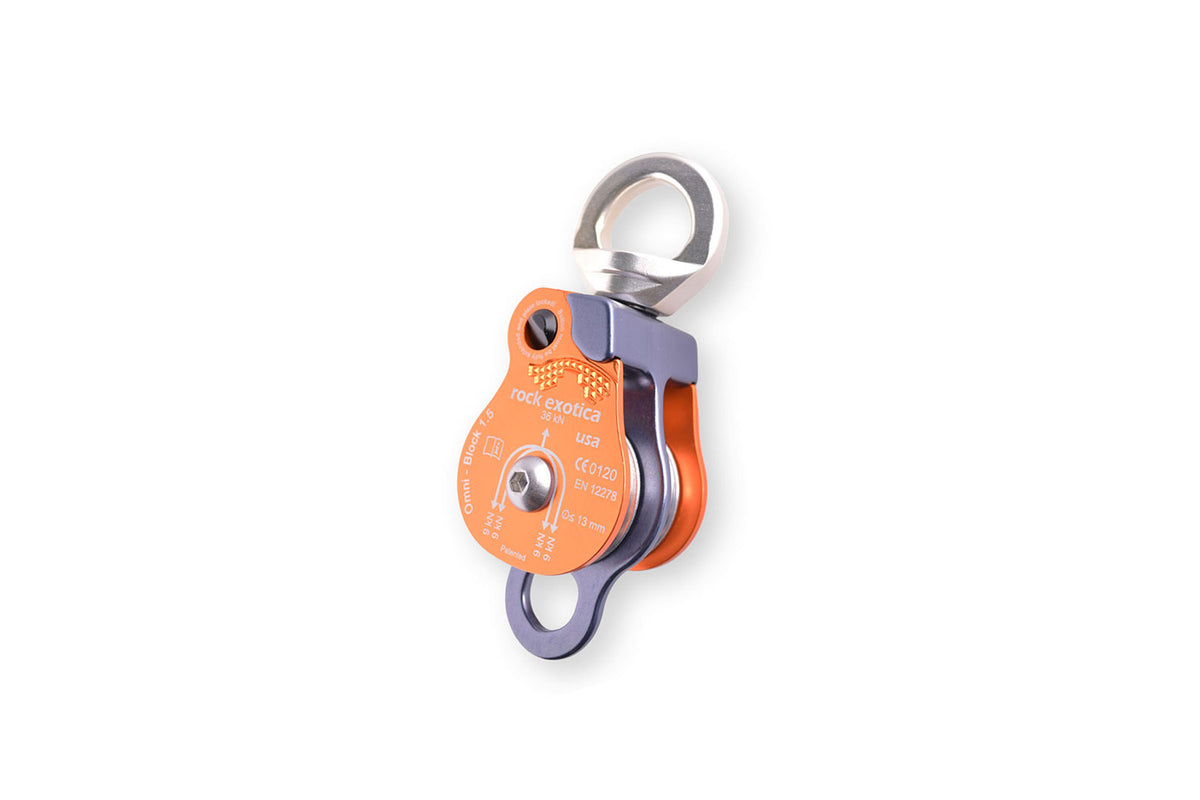 ROCK EXOTICA ROCK EXOTICA P51D Double Swivel Pulley with Side Plate and Becket
