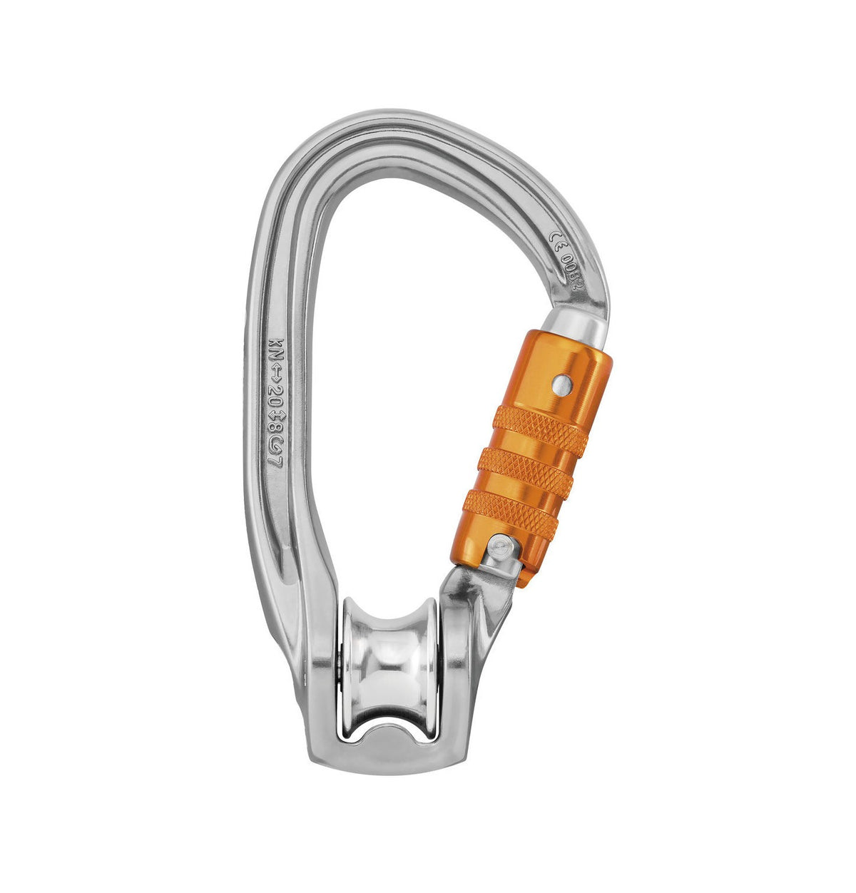 PETZL Petzl Roll Clip Z Pulley Carabiner, P75 TL