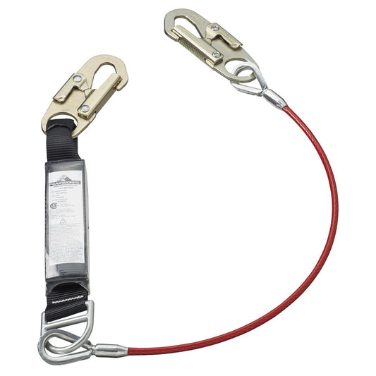 PeakWorks PeakWorks SA-5500-4 Shock Absorbing Galvanized Cable Lanyard – 1.2 m