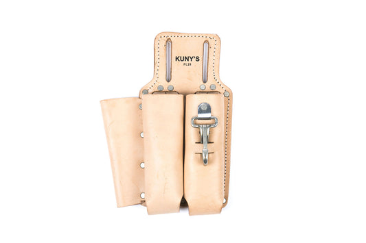Securite Landry Sécurité Landry PL29 Three-Compartment Leather Pliers Pouch