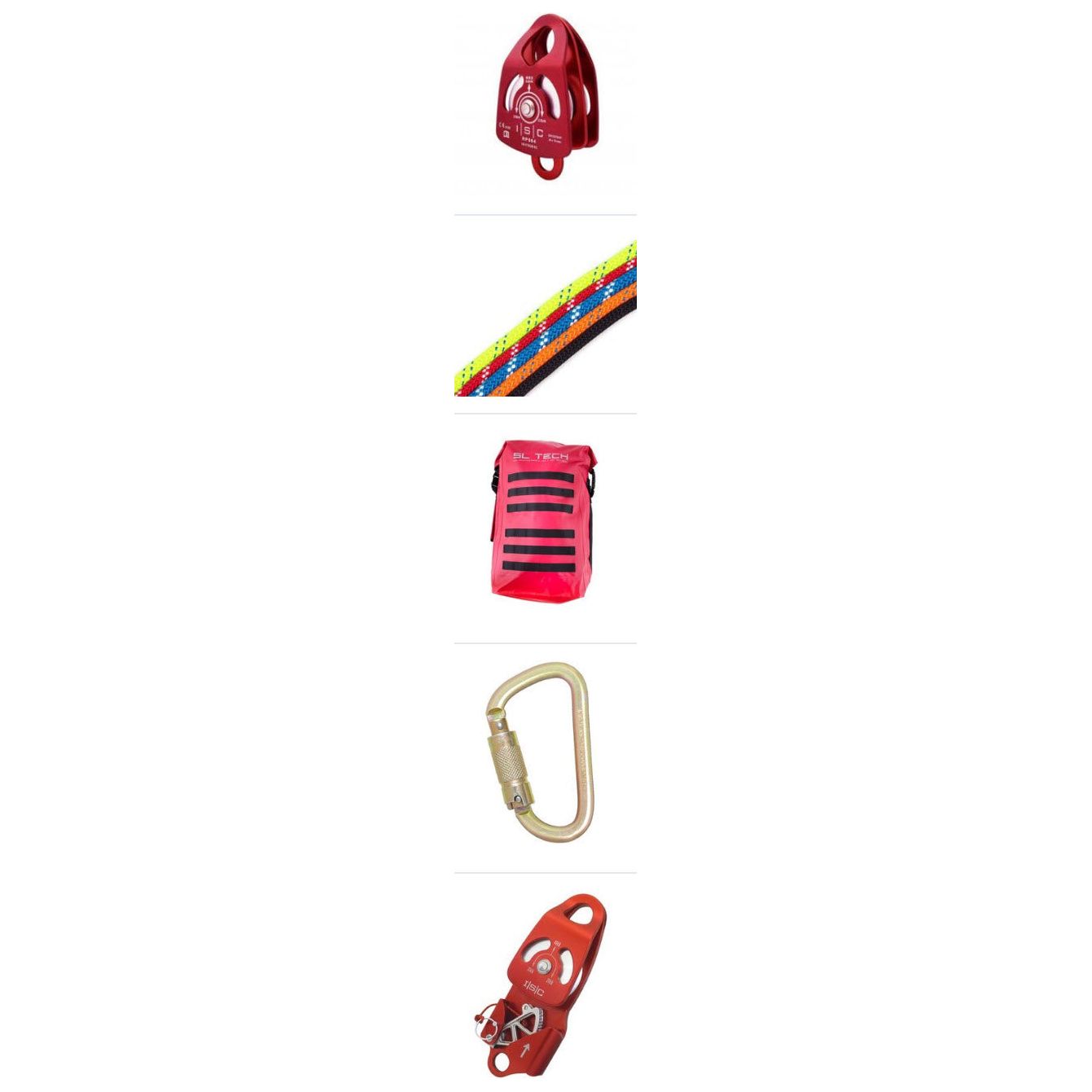 4:1 PROGRESS CAPTURE HAUL SYSTEM RESCUE KIT WITH 150 FT. 12 MM KERNMANTLE ROPE