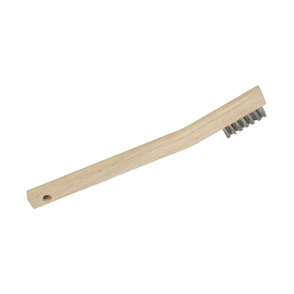 JET Tools JET Tools SUW-551117 3-Row Mini Stainless Steel Hand Wire Scratch Brush