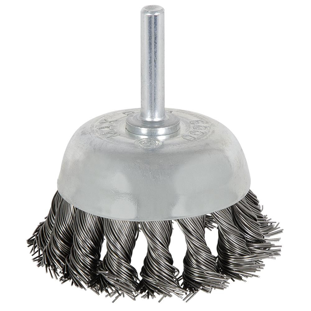 JET Tools JET Tools SUW-550802 2-3/8" Knot Twisted Cup Brush, 1/4" Shaft
