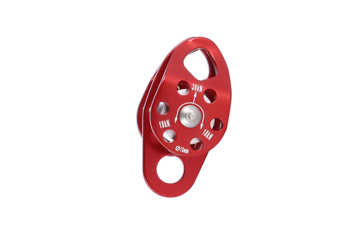 INTERNATIONAL SAFETY COMPONENTS (ISC) ISC Double Pulley with Removable Side Plate, Medium or Small – RP030A