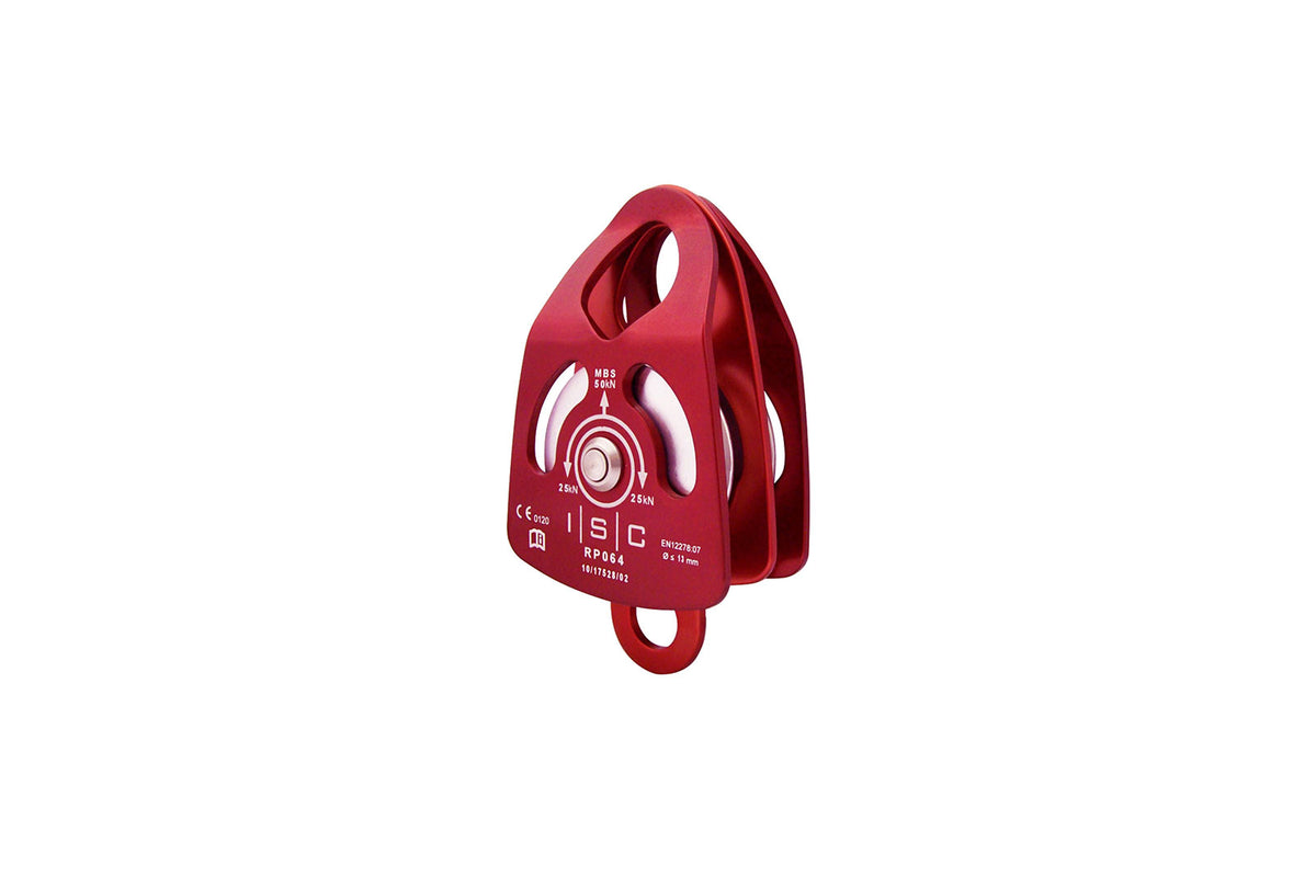 INTERNATIONAL SAFETY COMPONENTS (ISC) ISC Double Medium Prusik Pulley RP061A1 — Small or Medium