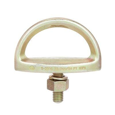 Eyebolt Anchor with 1/2X1-3/8 Mounting Bolt Plated Steel