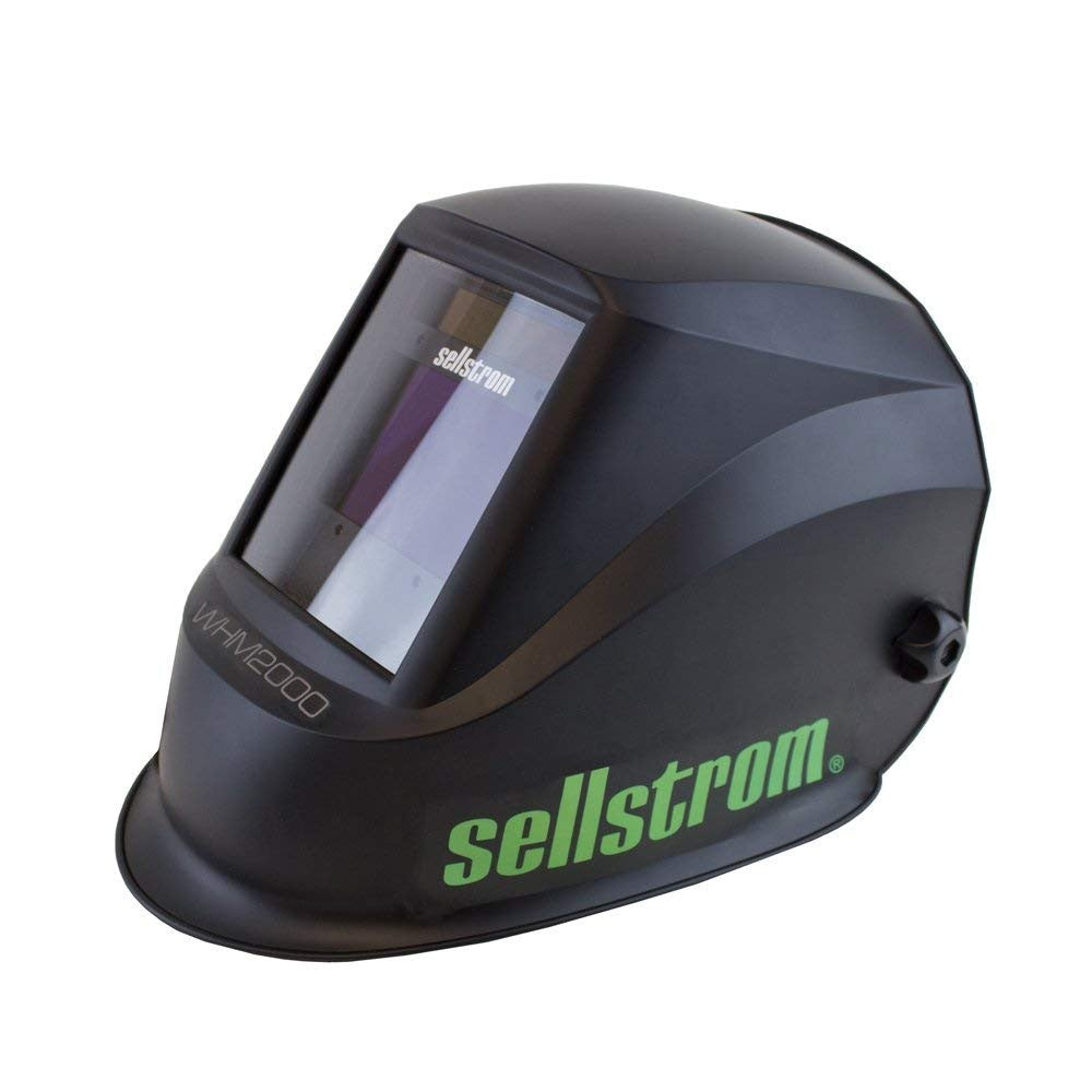 Sellstrom S26200 Advantage Plus auto-darkening welding helmet, front-left view