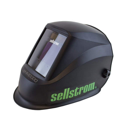 Sellstrom S26200 Advantage Plus auto-darkening welding helmet, front-left view