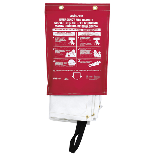 Sellstrom Sellstrom SUW-S97450 100% Fibreglass High-Temp Emergency Fire Blanket