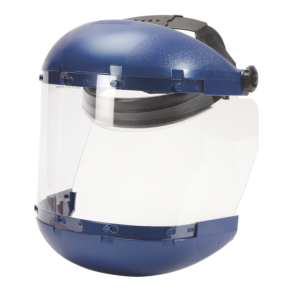 Sellstrom Sellstrom SUW-S38140 Dual Crown Face Shield – Clear Anti-Fog, Ratcheting Headgear