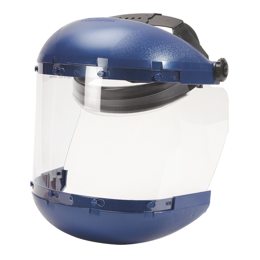 Sellstrom Sellstrom SUW-S38140 Dual Crown Face Shield – Clear Anti-Fog, Ratcheting Headgear