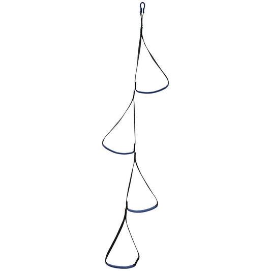 Trap foot loop and ladders are fabricated from the same material and quality as our slings, resulting in a trusty tool for your day-to-day climb. The Trap 4 in particular is a 4 step ladder made from 20mm black rated webbing with reinforced steps.