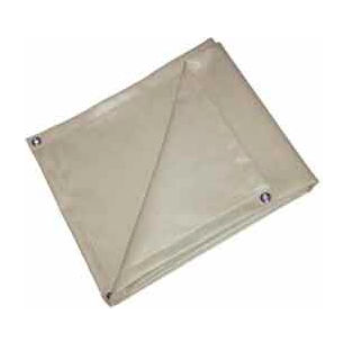 6' X 6' HEAT TREATED FIBERGLASS WELDING BLANKET, 18 OZ. BEIGE - BIS-18-0606